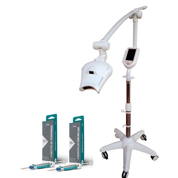 Pack Blanqueamiento Whiteness HP 2 x Kit PH 35% 2g + Lámpara