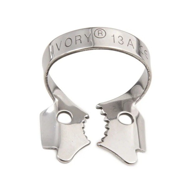 Clamps Ivory 1 ud - 13A_Izquierda,_dientes_parcialmente_erupcionados,_3er_molar