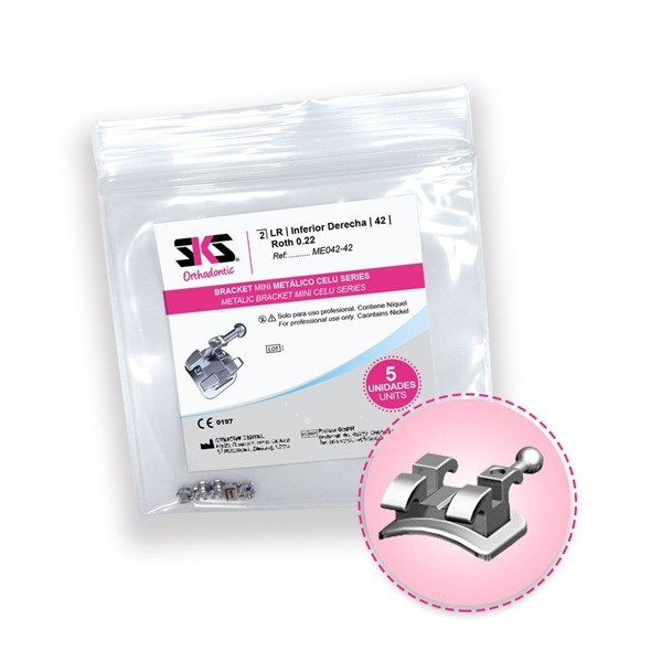 Reposición 5 uds Bracket Mini Metálico Celu Series