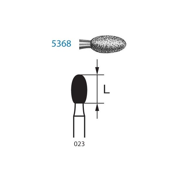 5379.314.023 Fresa Diamante Turbina 5 Uds