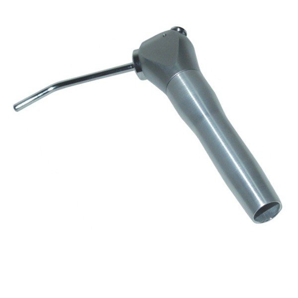 Jeringa de acero 3 funciones angulada