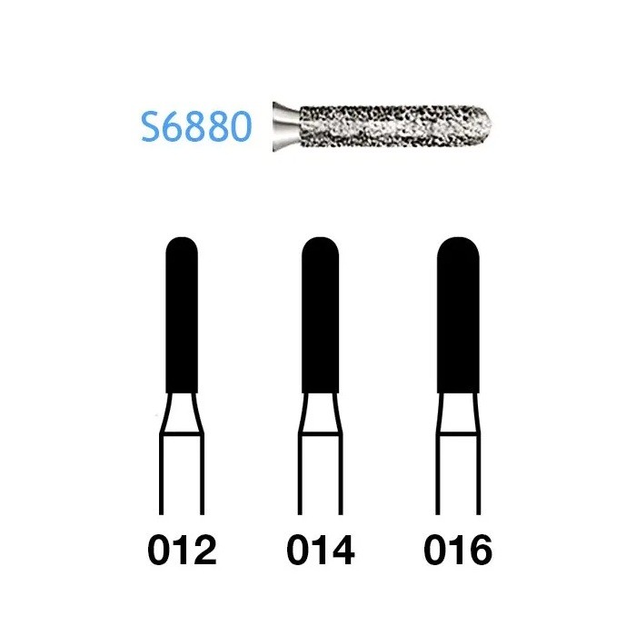 S6880.314 Fresa Turbina Diamante Komet 1 Unidad