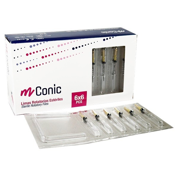Limas CA MConic Sistema Protaper Gold 6 uds