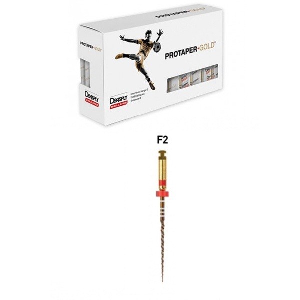 Limas ProTaper Gold 25 mm 6 Uds - F2