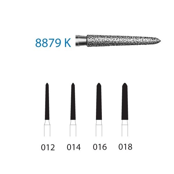 8879K.314 Fresa Diamante Turbina 5 Uds
