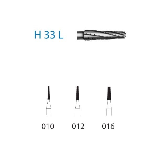 H33L.316 Fresa Turbina Carburo Tungsteno 1 Unidad