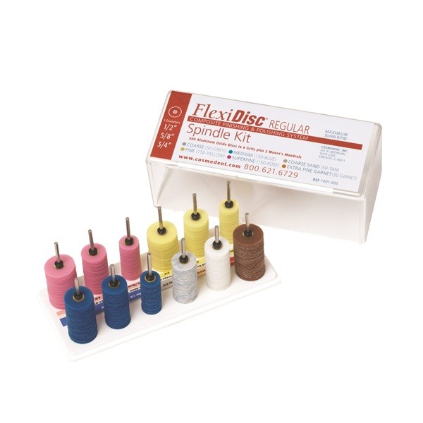 Kit spindle FLEXIDISC MINI 600 Discos de Pulido