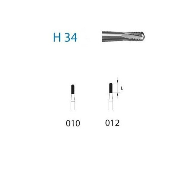 H34.314 Fresa Para cortar Coronas Komet 1 Unidad