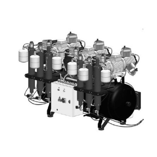 Compresor Cattani AC 1800 Para 25 equipos - 1013594