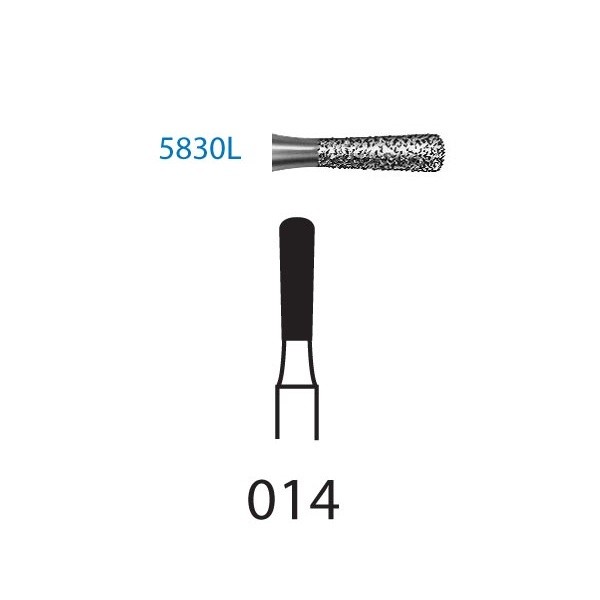 5830L.314.014 Fresa Diamante Turbina 5 Uds