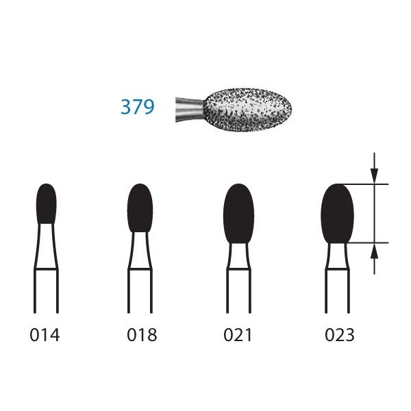 379.314 Fresa Diamante Turbina 1 Ud