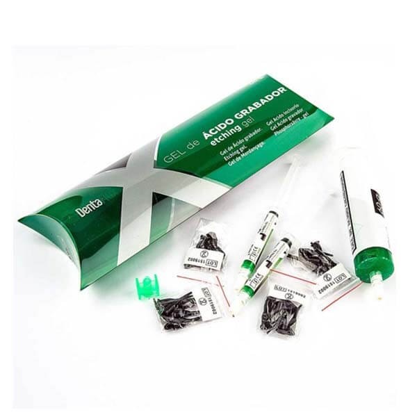 Gel Ácido Grabador Color Verde Dentaflux 37% Maxi 60g