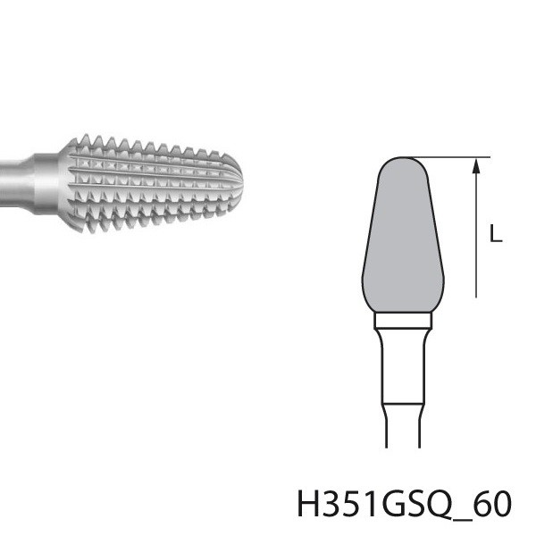 H351GSQ.104.060 Fresa Pieza de mano Komet 1 Ud