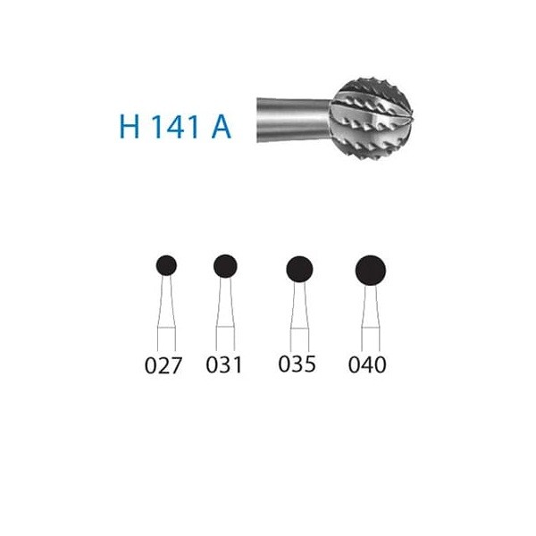 H141A 104 Fresa Tungsteno Pieza de Mano 027-050 1 ud
