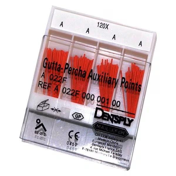 Gutapercha Auxiliar - Pirata Maillefer 120 Uds