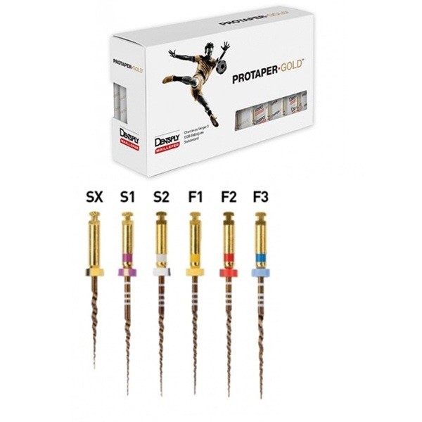 Limas ProTaper Gold 25 mm 6 Uds - Surtido