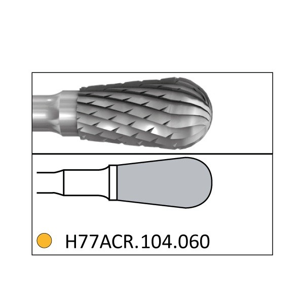 H77ACR.104.060 Fresa Pieza de mano Komet 1 Ud