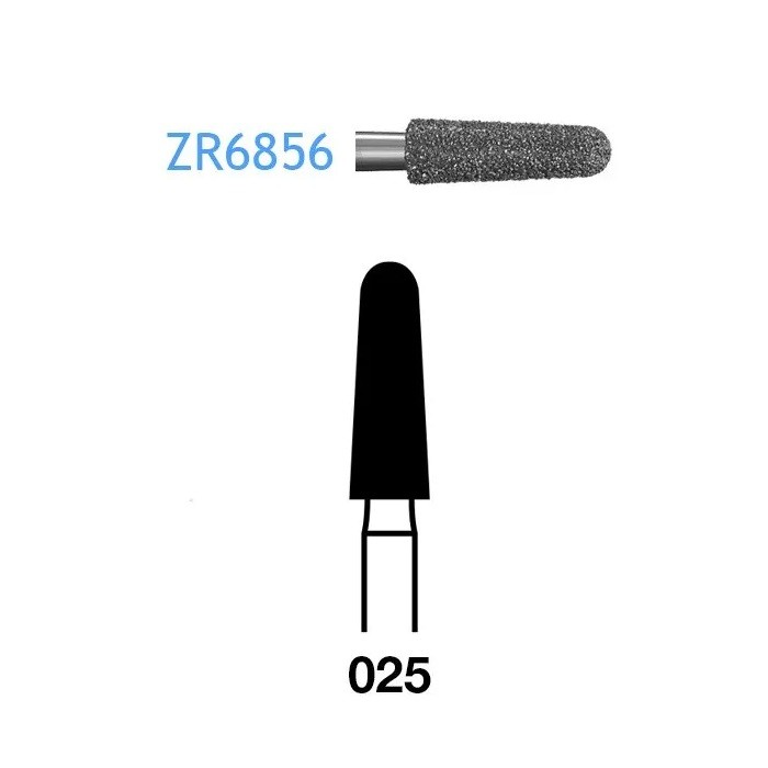 ZR6856.314.025 Fresa Turbina Diamante para Circonio Komet 1 Unidad