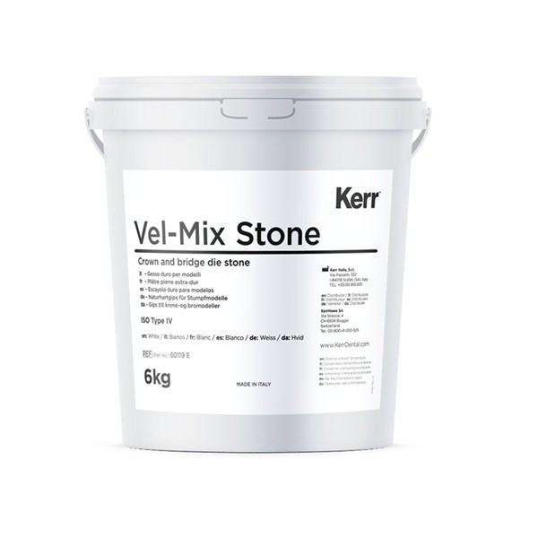Vel-Mix Yeso dental Blanco Tipo IV Kerr 6Kg