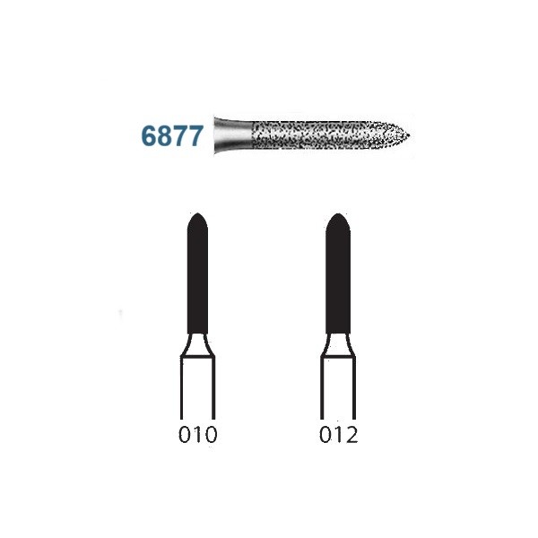 6877.314 Fresa Turbina Diamante 1 Unidad