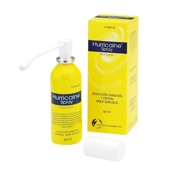 Hurricaine Spray 60 ml Anestésico local Benzocaína