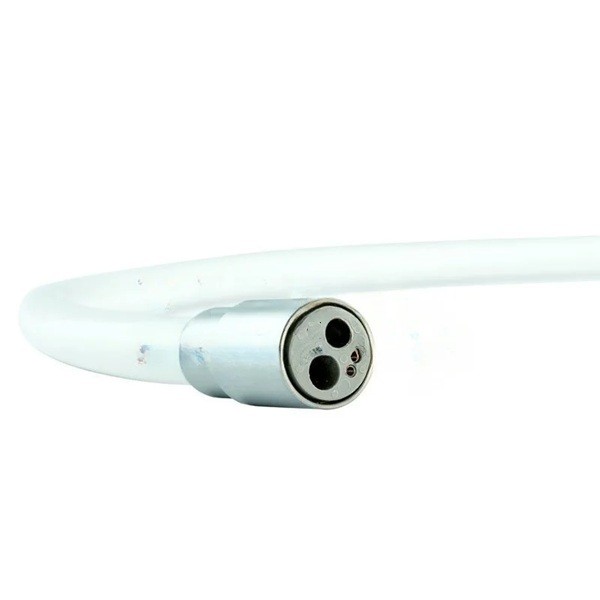 Manguera turbina TKD sin luz, 4 orificios, open end, 200cm, blanco