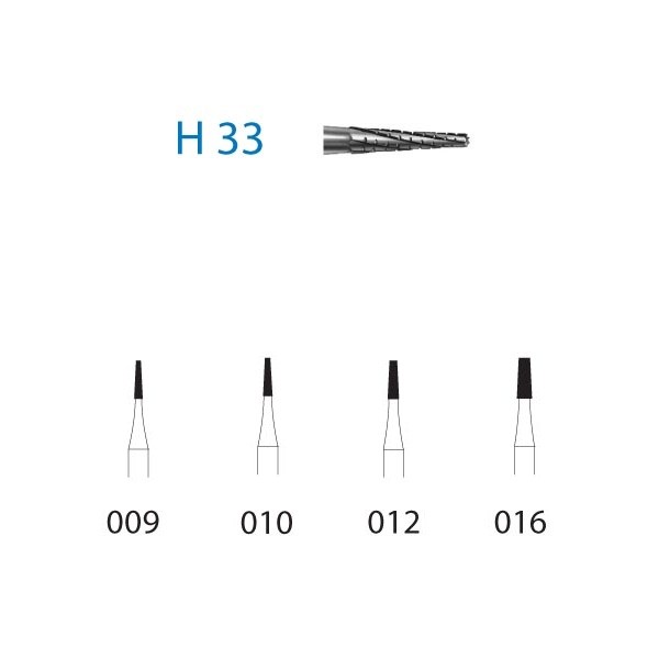 H33.314 Fresa Tungsteno Turbina Cónica Komet 1 Unidad